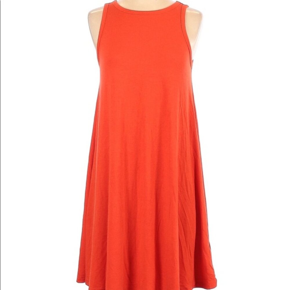 NWT Old Navy Tall Orange Mini Sundress XS - Picture 2 of 11